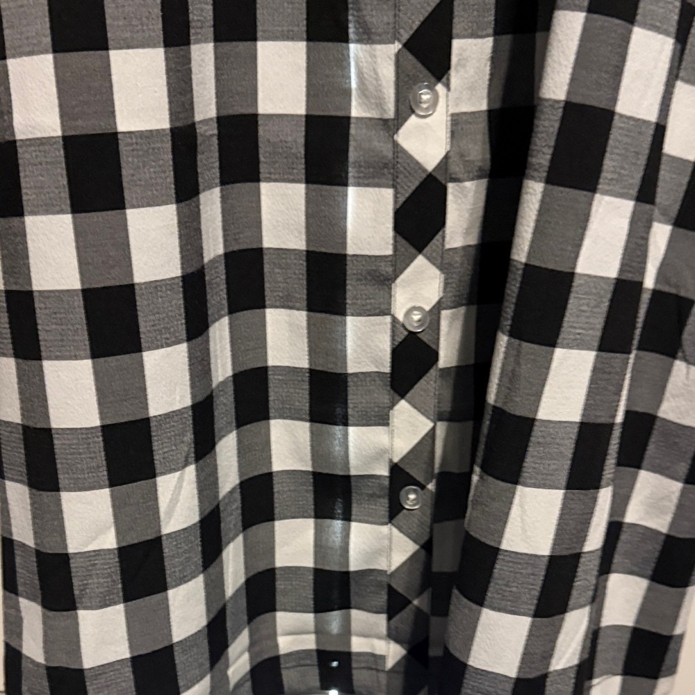 Mud Pie Black and White Checkered Dress - Picture 5 of 6
